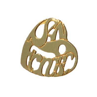 San Francisco Heart Pin Image