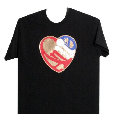 America Golden Heart: Men's Tee Image